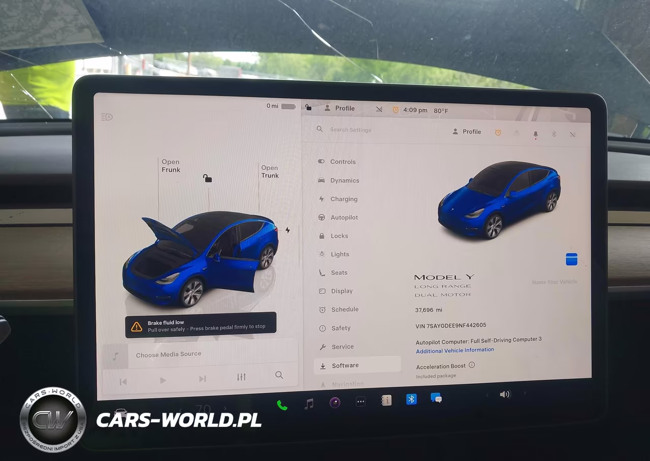 2022 Tesla Model Y Long Range Dual Motor All-Wheel Drive VIN:7SAYGDEE9NF442605 - 19