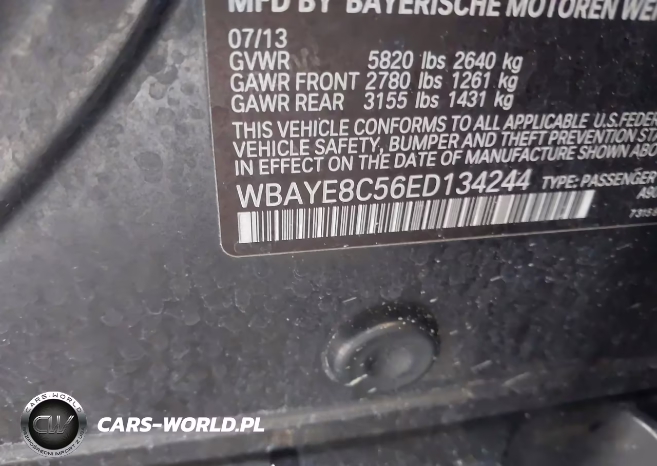 2014 BMW Alpina B7 VIN:WBAYE8C56ED134244 - 9