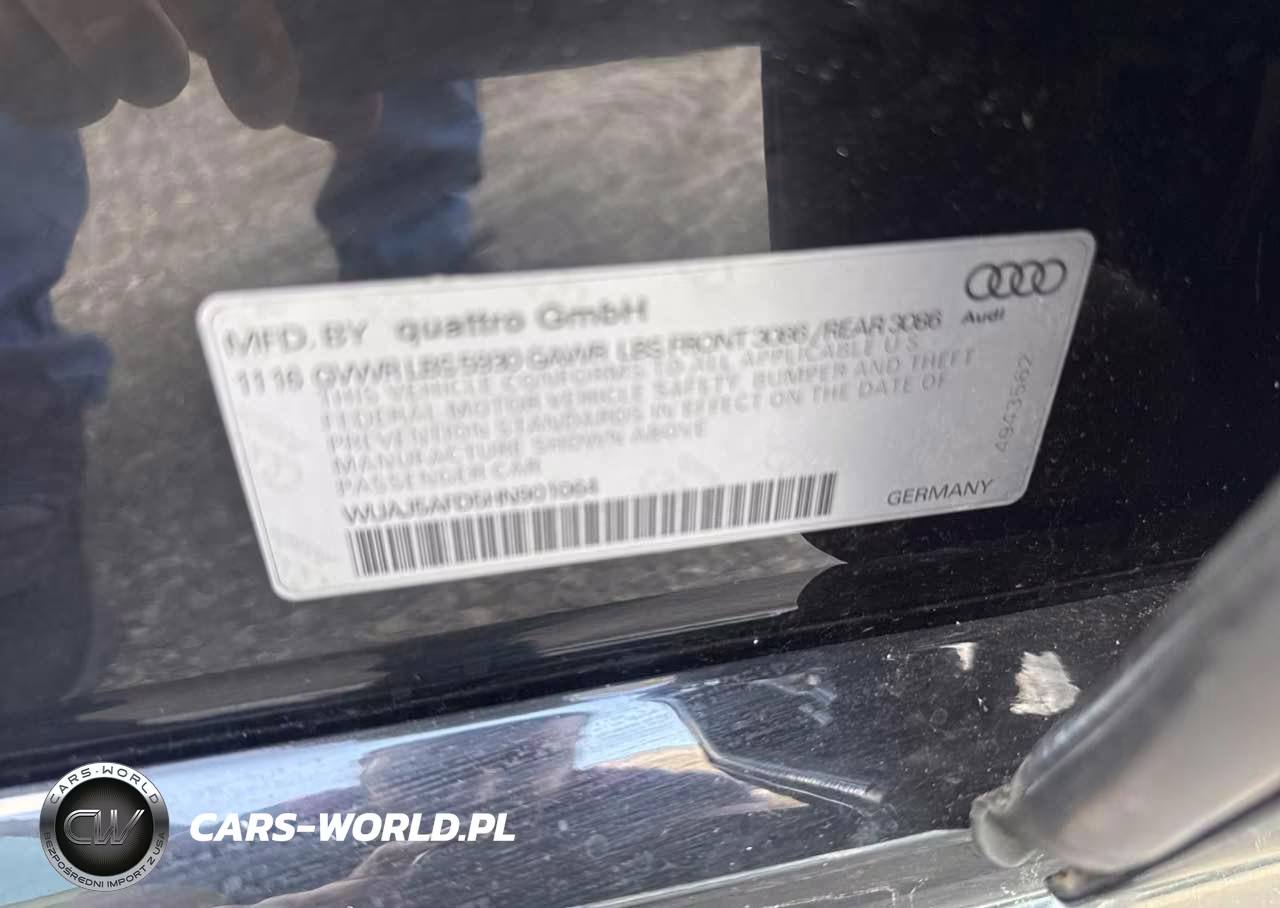 2017 Audi S8 Plus Quattro VIN:WUAJ5AFD5HN901064 - 9
