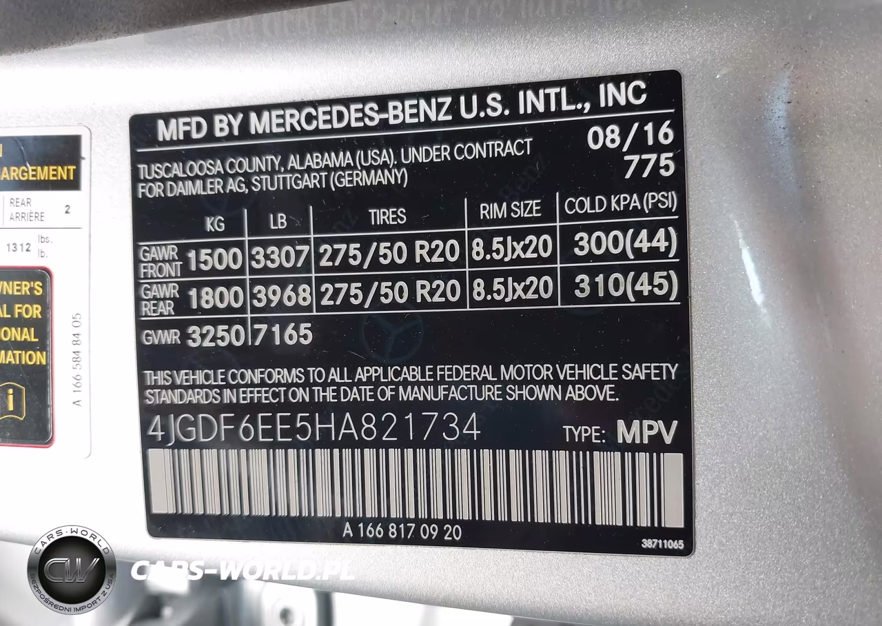2017 Mercedes-Benz Gls 450 4Matic VIN:4JGDF6EE5HA821734 - 9