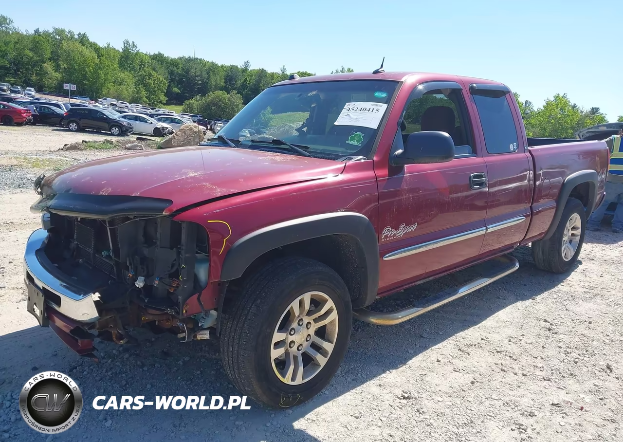 2005 GMC Sierra 1500 Sle VIN:1GTEK19Z85Z187238 - 2