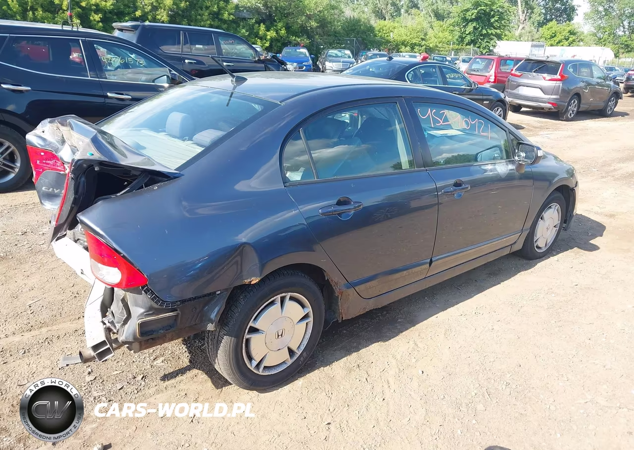 2009 Honda Civic Hybrid VIN:JHMFA36249S000486 - 4