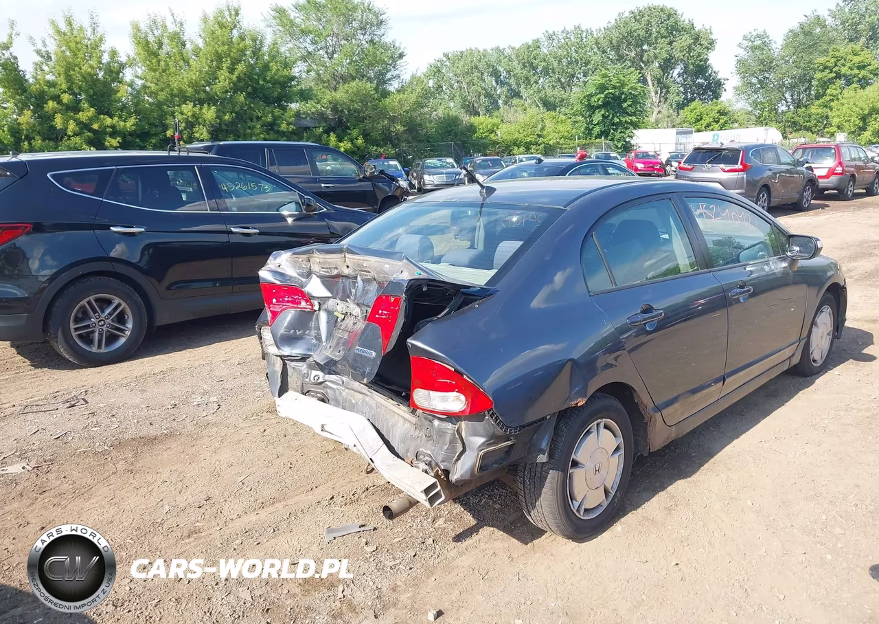 2009 Honda Civic Hybrid VIN:JHMFA36249S000486 - 6