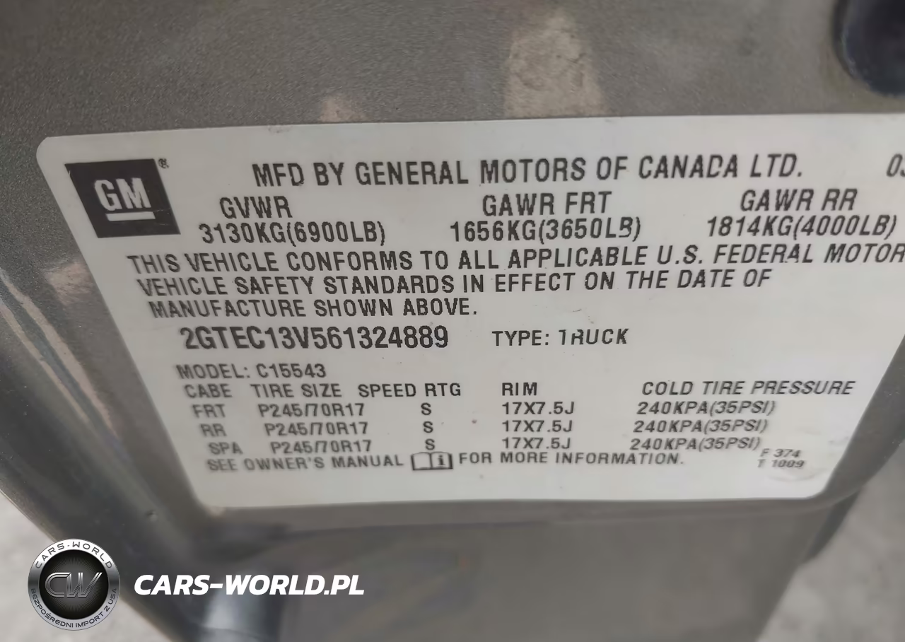 2006 GMC Sierra 1500 Sl VIN:2GTEC13V561324889 - 9