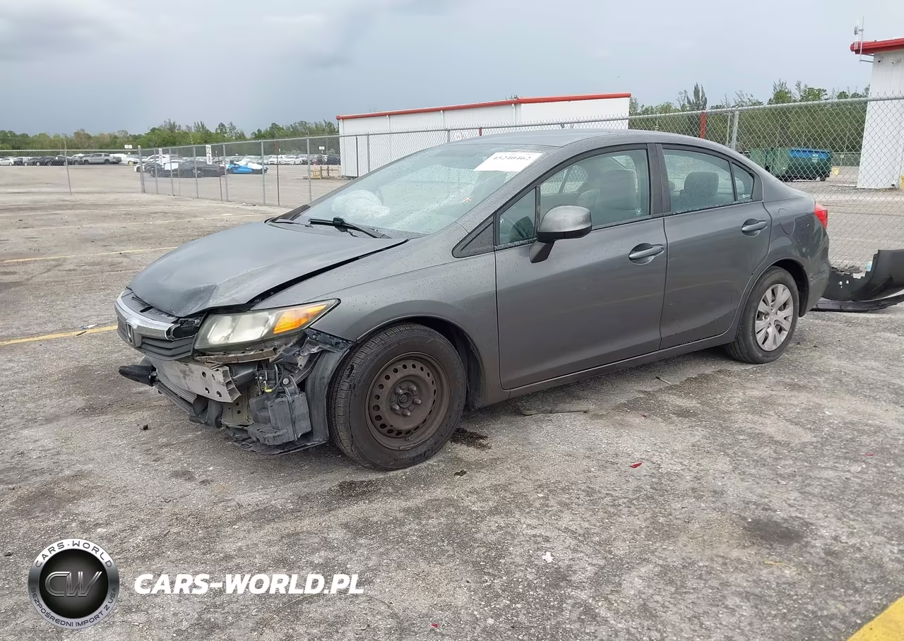 2012 Honda Civic Lx VIN:19XFB2F51CE021714 - 2
