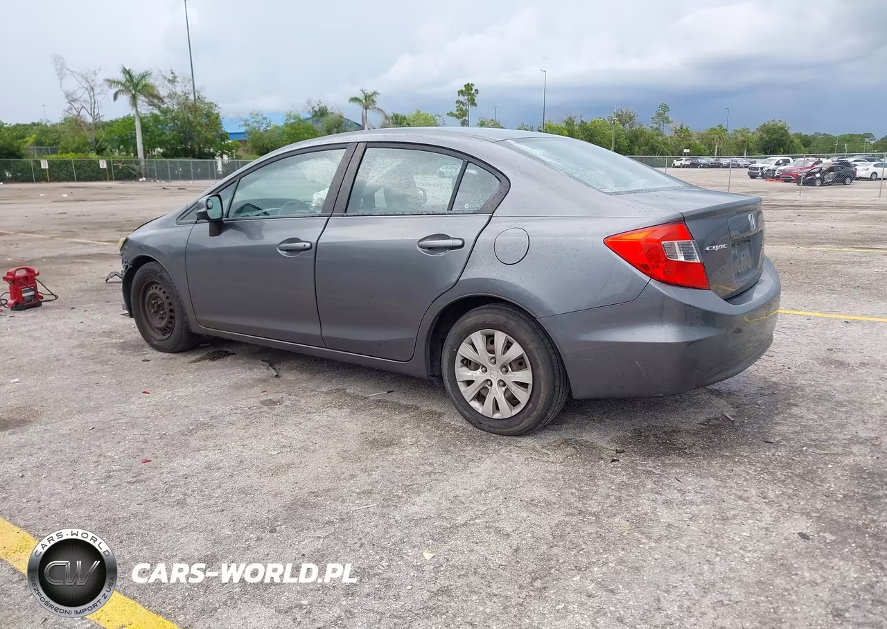 2012 Honda Civic Lx VIN:19XFB2F51CE021714 - 3
