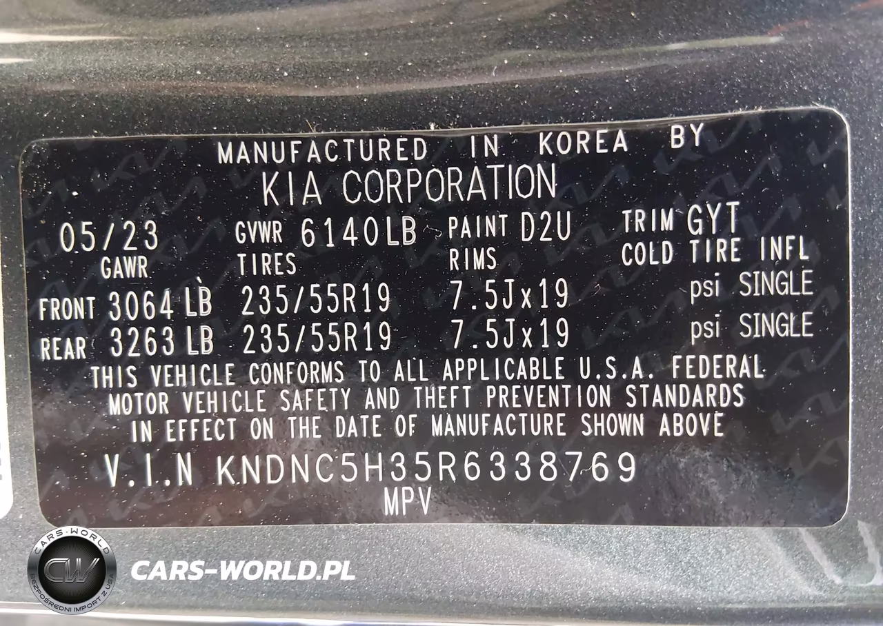 2024 Kia Carnival Mpv Ex VIN:KNDNC5H35R6338769 - 9