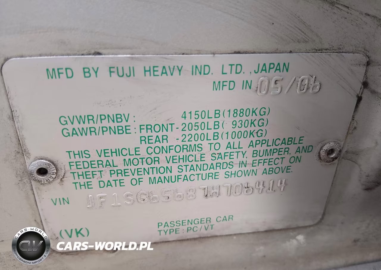 2007 Subaru Forester 2.5X VIN:JF1SG65687H706414 - 9