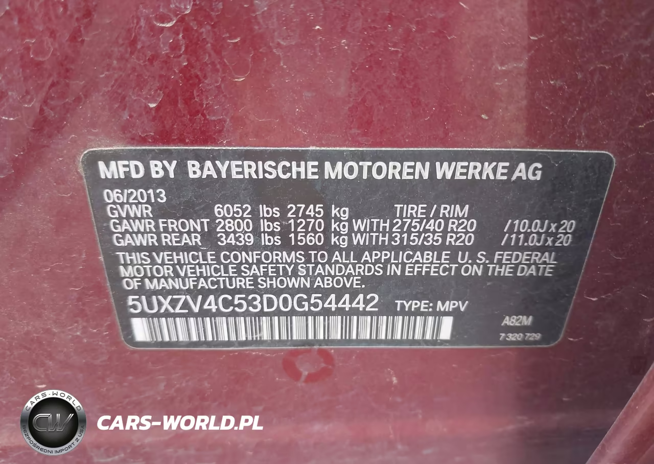2013 BMW X5 xDrive35I-xDrive35I Premium-xDrive35I Sport Activity VIN:5UXZV4C53D0G54442 - 9
