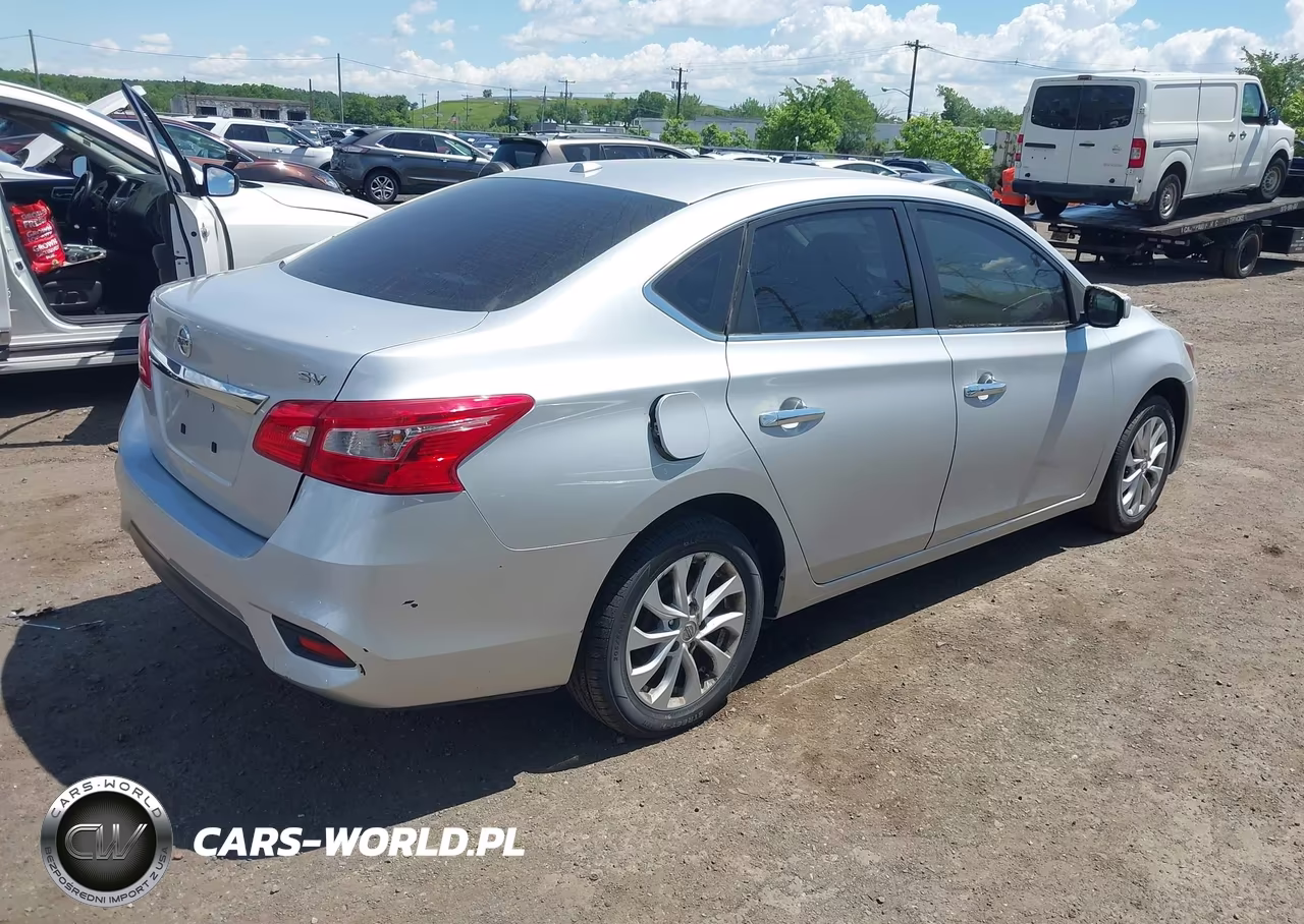 2019 Nissan Sentra Sv VIN:3N1AB7AP7KY313447 - 4