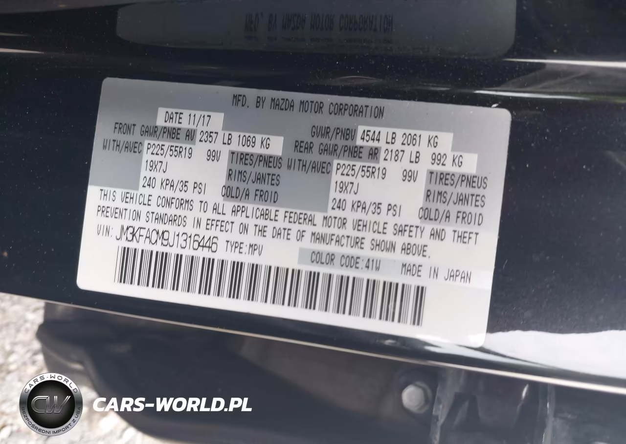 2018 Mazda Cx-5 Touring VIN:JM3KFACM9J1316446 - 9