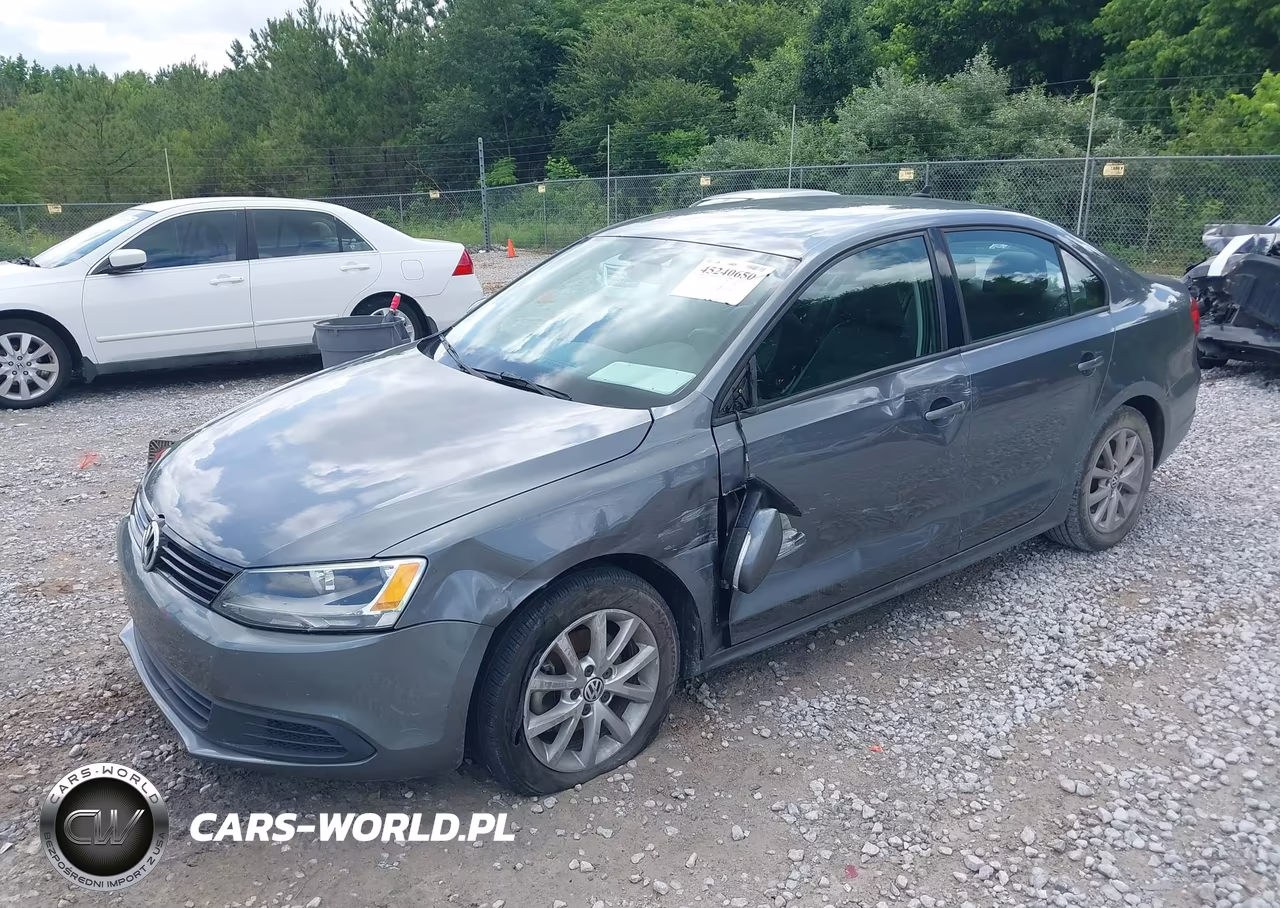2012 Volkswagen Jetta 2.5L Se VIN:3VWDX7AJ7CM417062 - 2