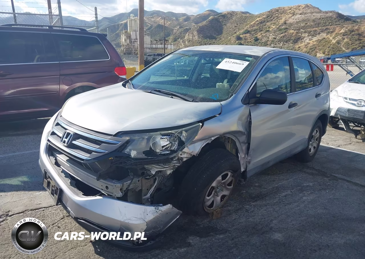 2012 Honda Cr-V Lx VIN:2HKRM3H36CH504667 - 2