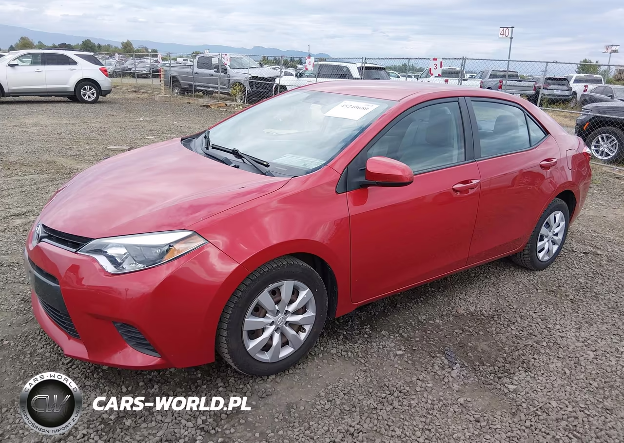 2015 Toyota Corolla Le VIN:2T1BURHE2FC426790 - 2