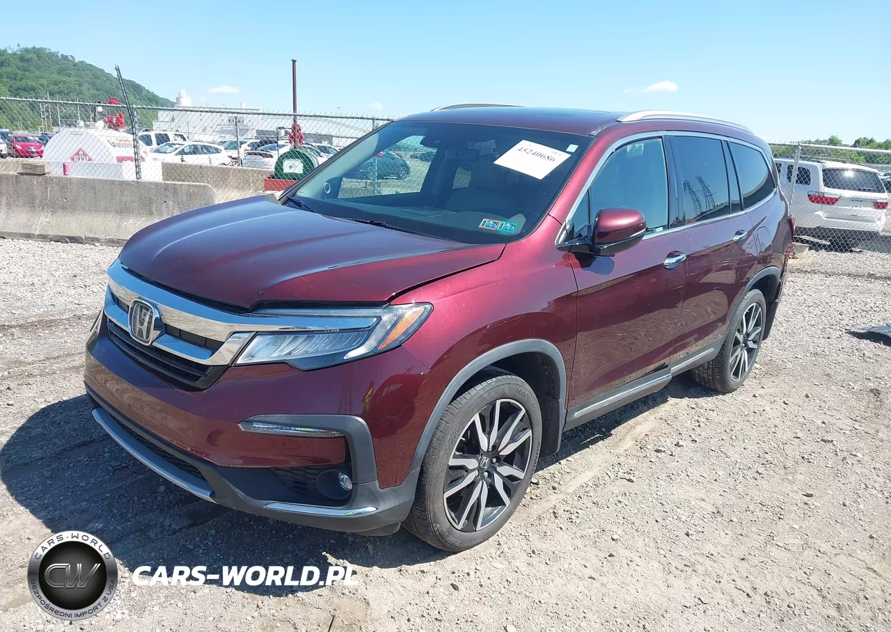 2019 Honda Pilot Touring VIN:5FNYF6H63KB090388 - 2