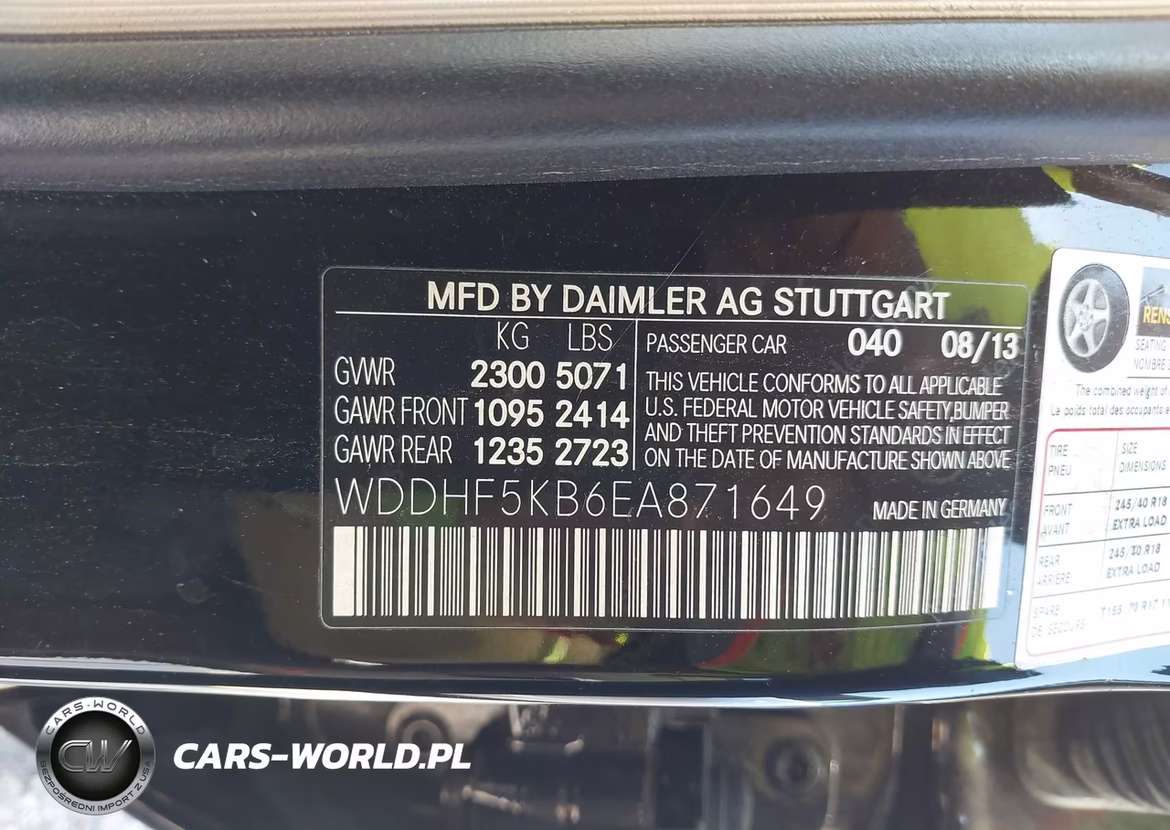 2014 Mercedes-Benz E 350 VIN:WDDHF5KB6EA871649 - 9