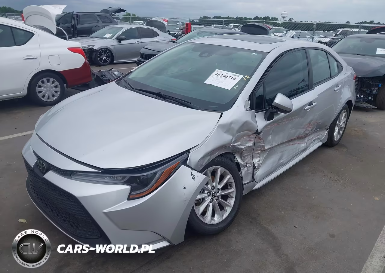 2020 Toyota Corolla Le VIN:5YFHPRAE0LP011099 - 2