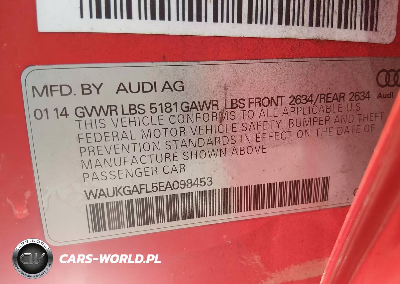 2014 Audi S4 3.0T Premium Plus VIN:WAUKGAFL5EA098453 - 9