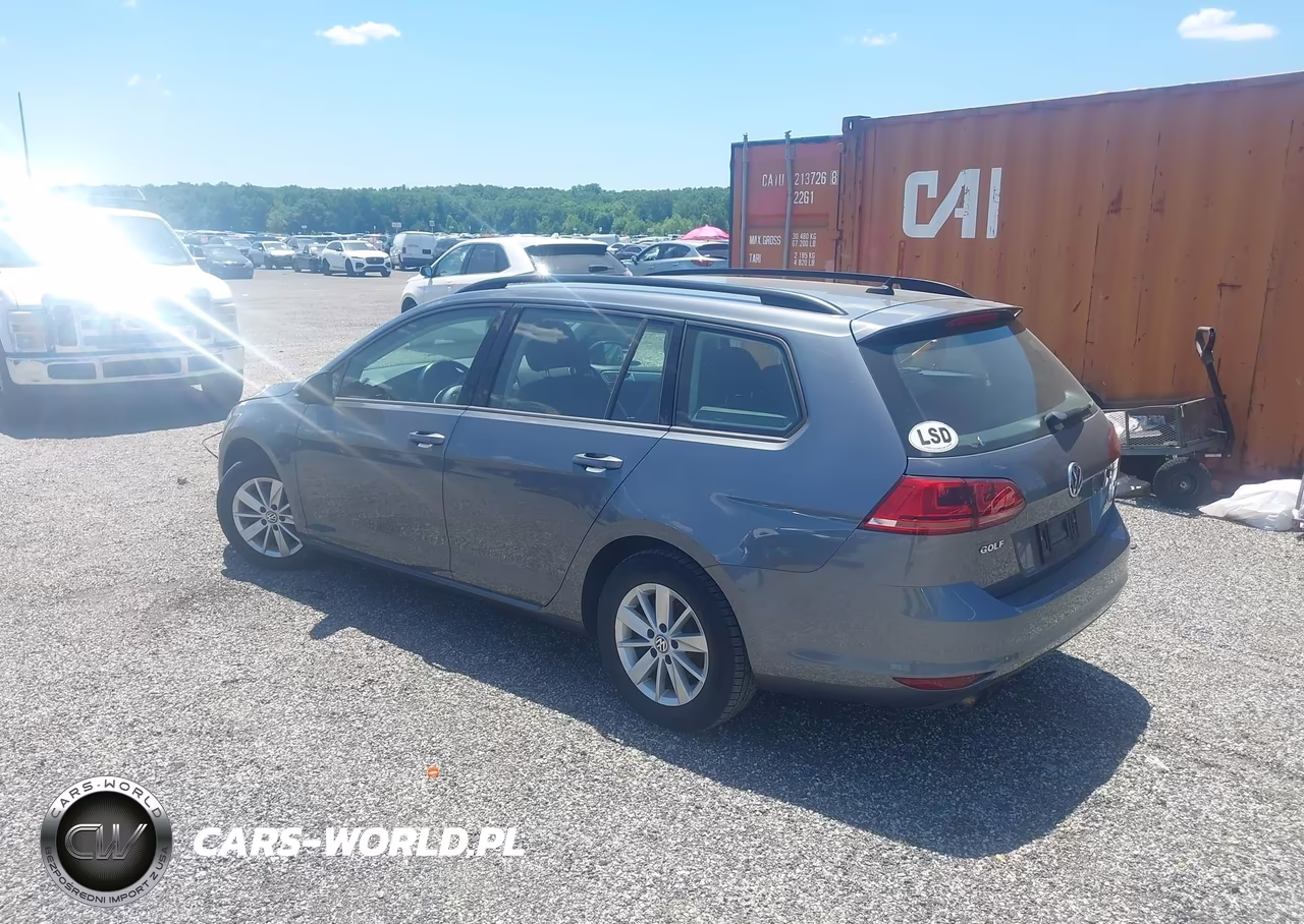 2015 Volkswagen Golf Sportwagen Tsi S 4-Door VIN:3VWC17AUXFM501324 - 3