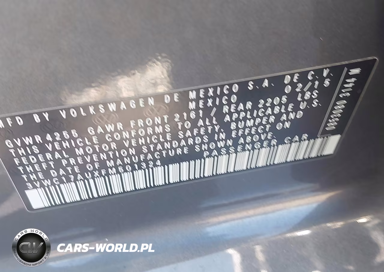 2015 Volkswagen Golf Sportwagen Tsi S 4-Door VIN:3VWC17AUXFM501324 - 9