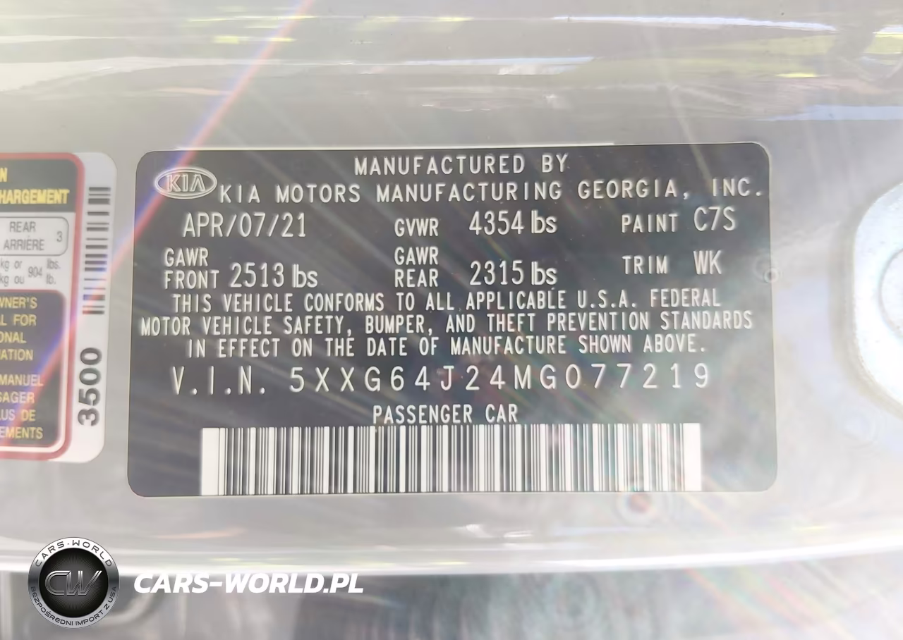 2021 Kia K5 Gt-Line VIN:5XXG64J24MG077219 - 9