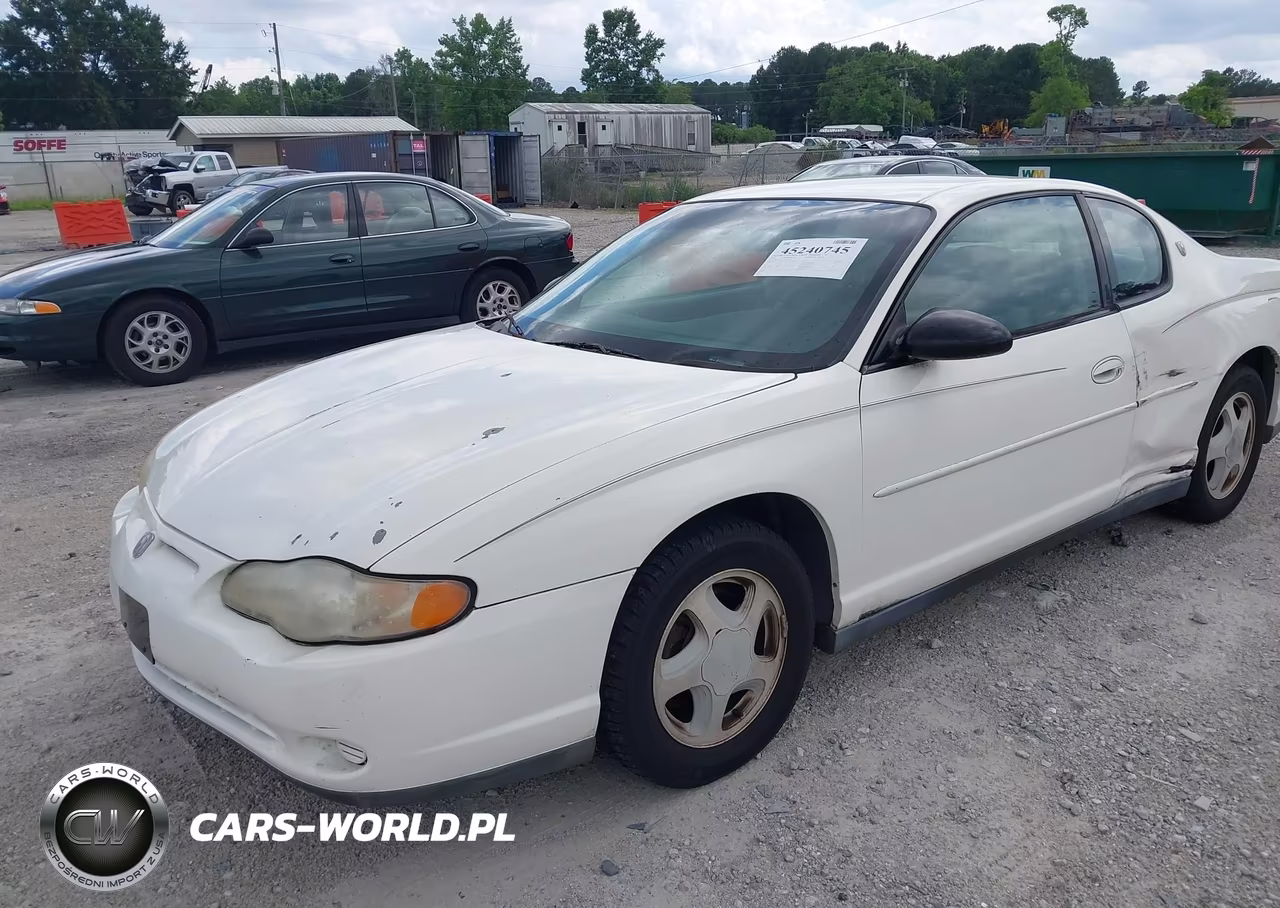 2001 Chevrolet Monte Carlo Ls VIN:2G1WW12E819226570 - 2