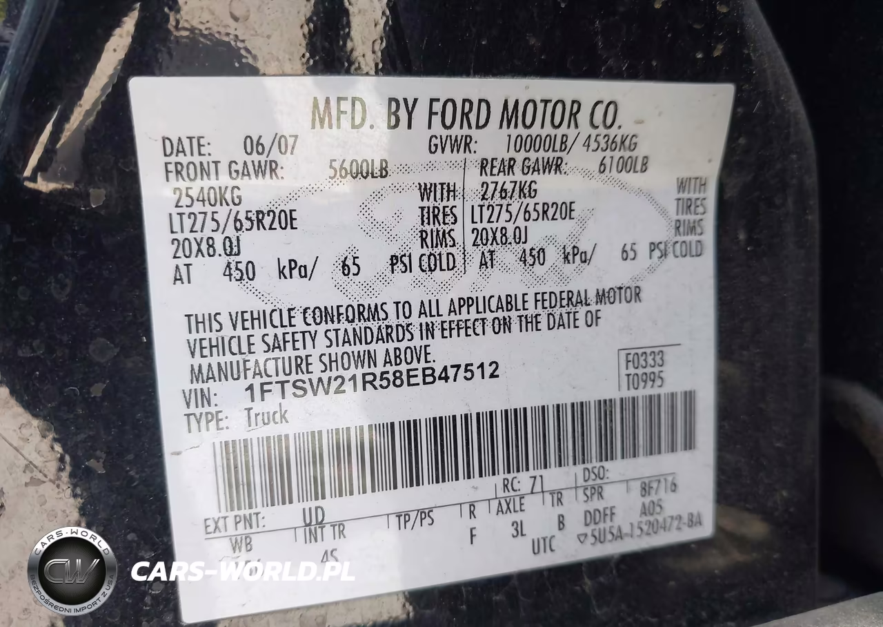 2008 Ford F-250 Fx4-Harley-Davidson-King Ranch-Lariat-Xl-Xlt VIN:1FTSW21R58EB47512 - 9