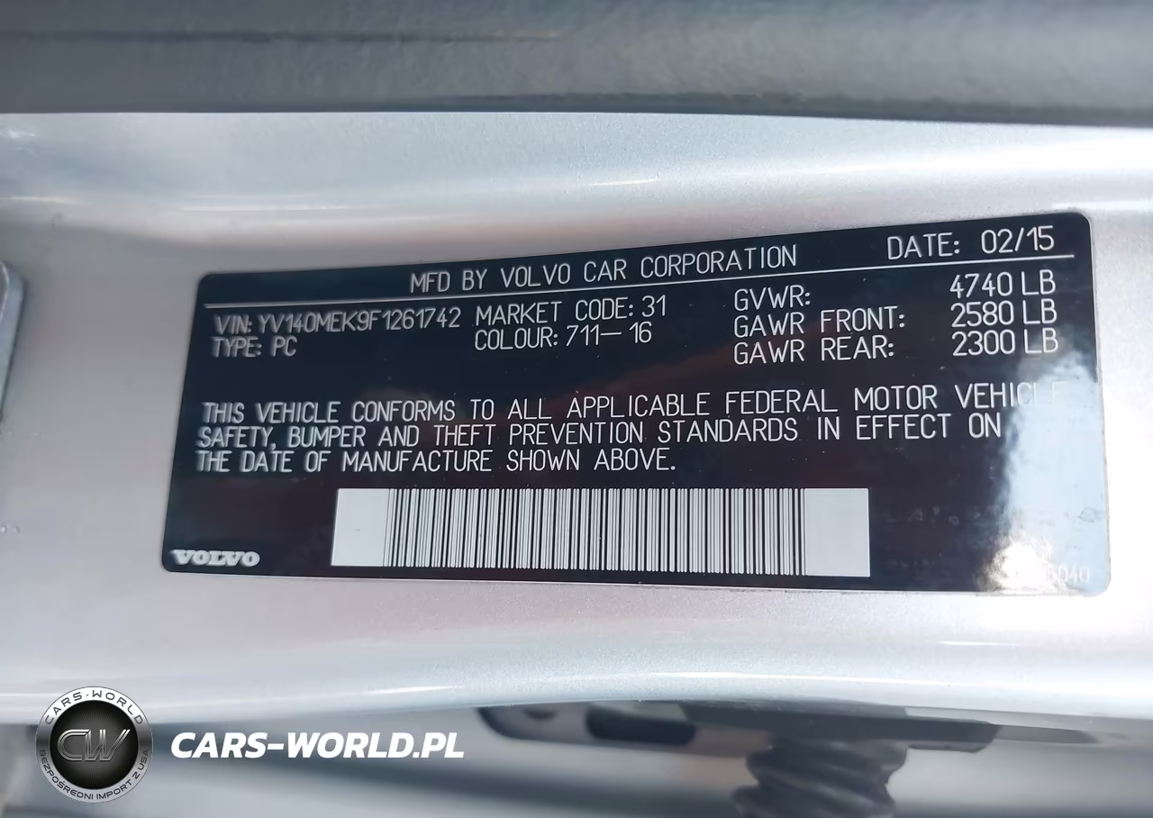 2015 Volvo V60 T5 Premier VIN:YV140MEK9F1261742 - 9