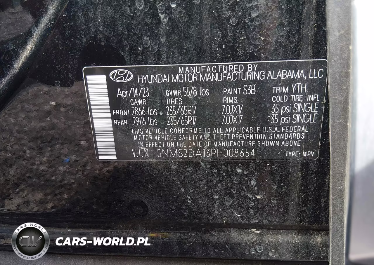 2023 Hyundai Santa Fe Hybrid Blue VIN:5NMS2DA13PH008654 - 9
