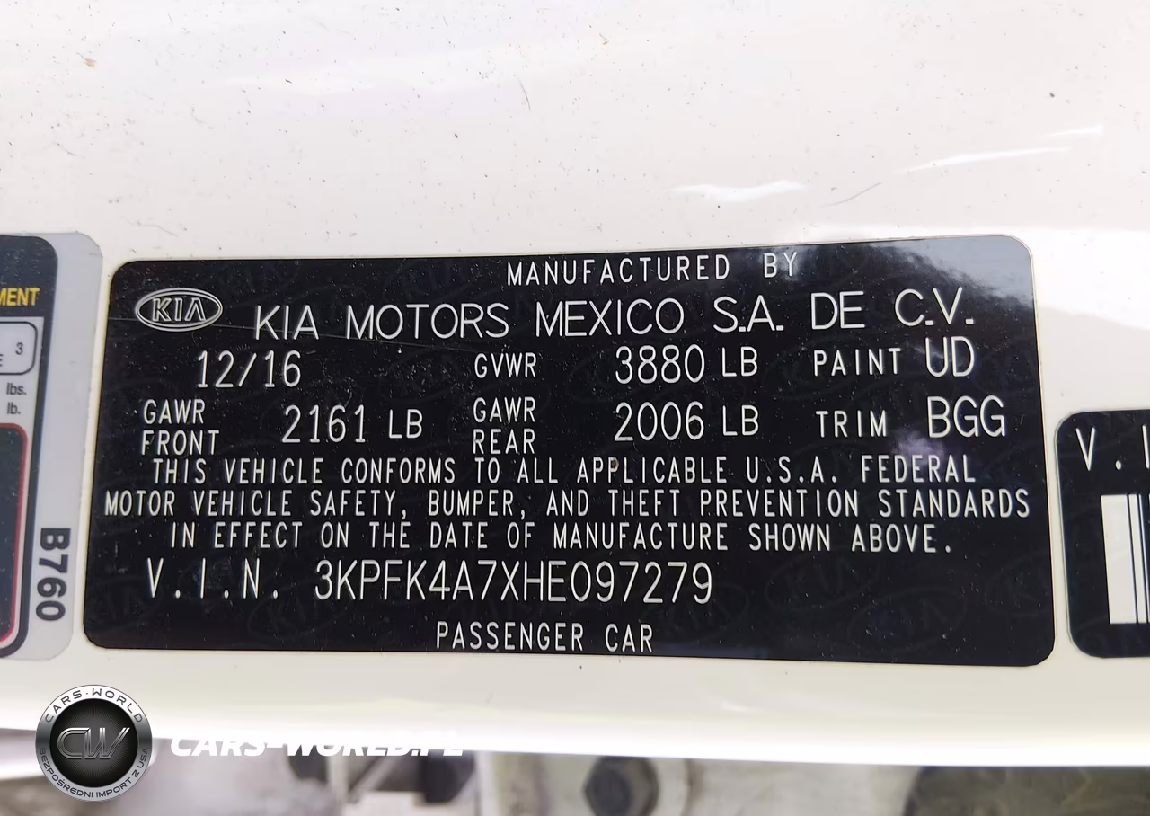 2017 Kia Forte Lx VIN:3KPFK4A7XHE097279 - 9