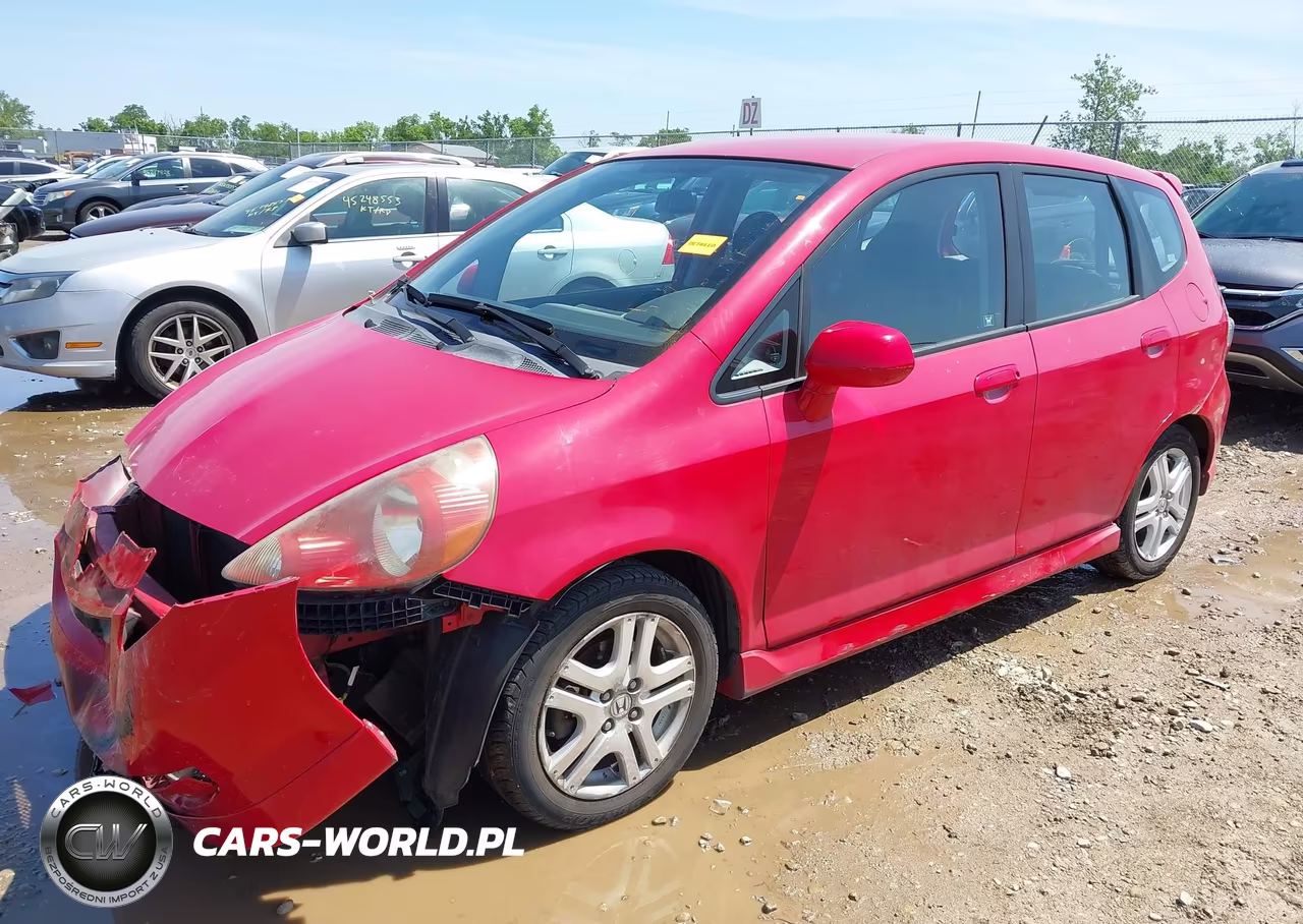 2007 Honda Fit Sport VIN:JHMGD38637S017983 - 2