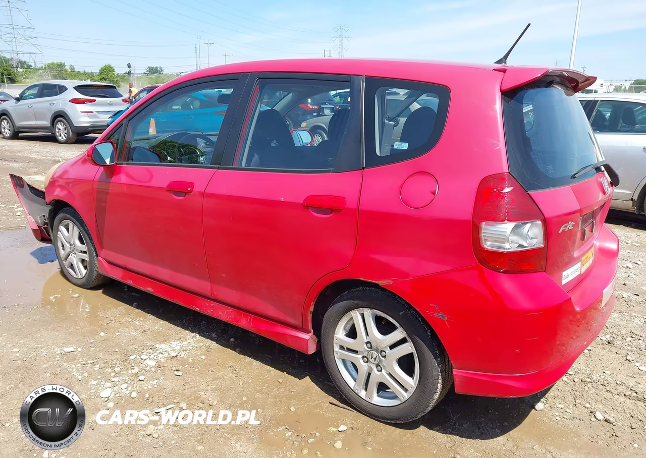 2007 Honda Fit Sport VIN:JHMGD38637S017983 - 3