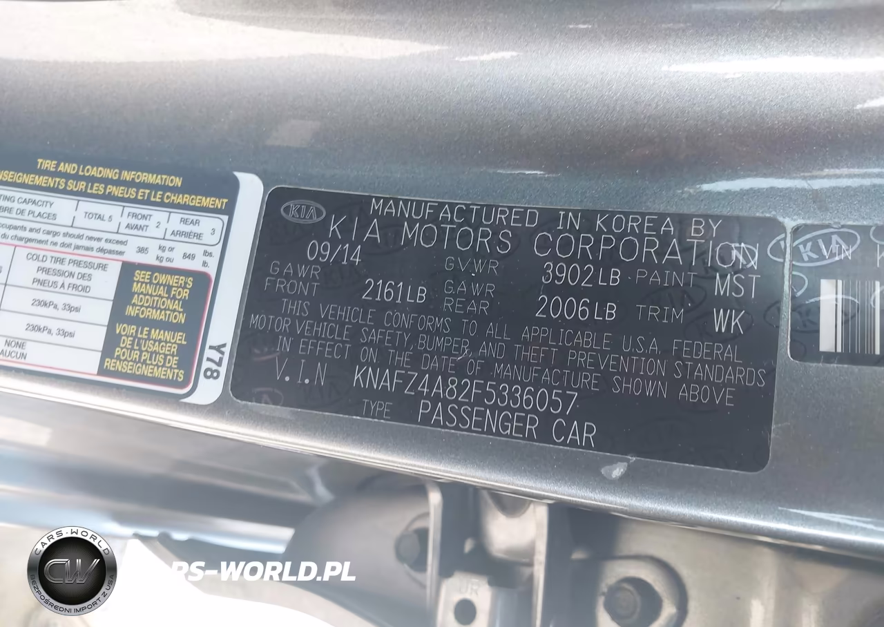 2015 Kia Forte Ex VIN:KNAFZ4A82F5336057 - 9