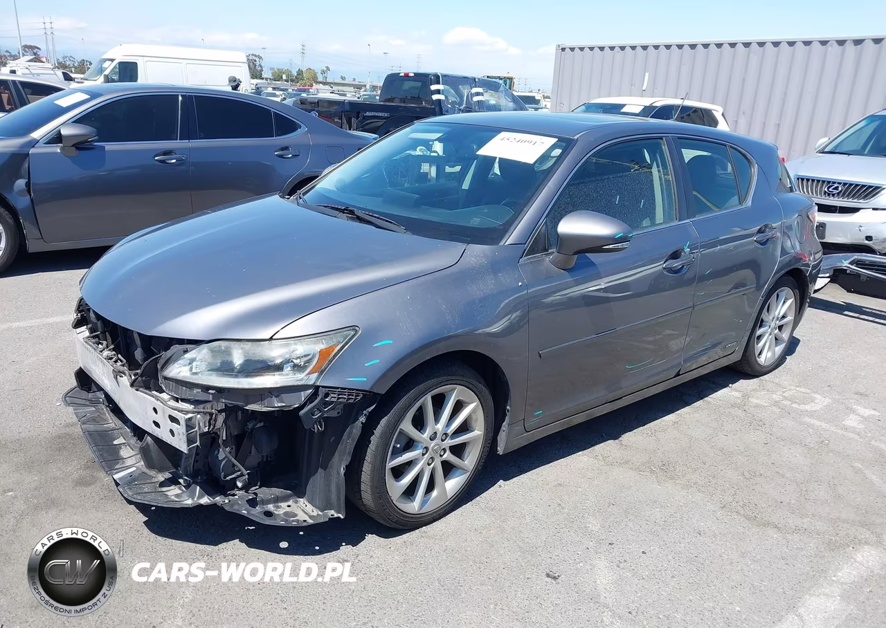 2012 Lexus Ct 200H Premium VIN:JTHKD5BH2C2102467 - 2