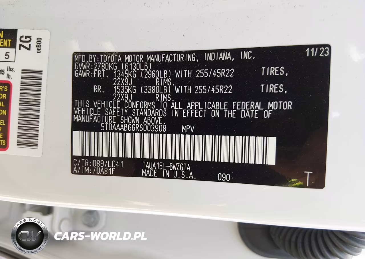 2024 Lexus Tx 350 Luxury VIN:5TDAAAB66RS003908 - 9