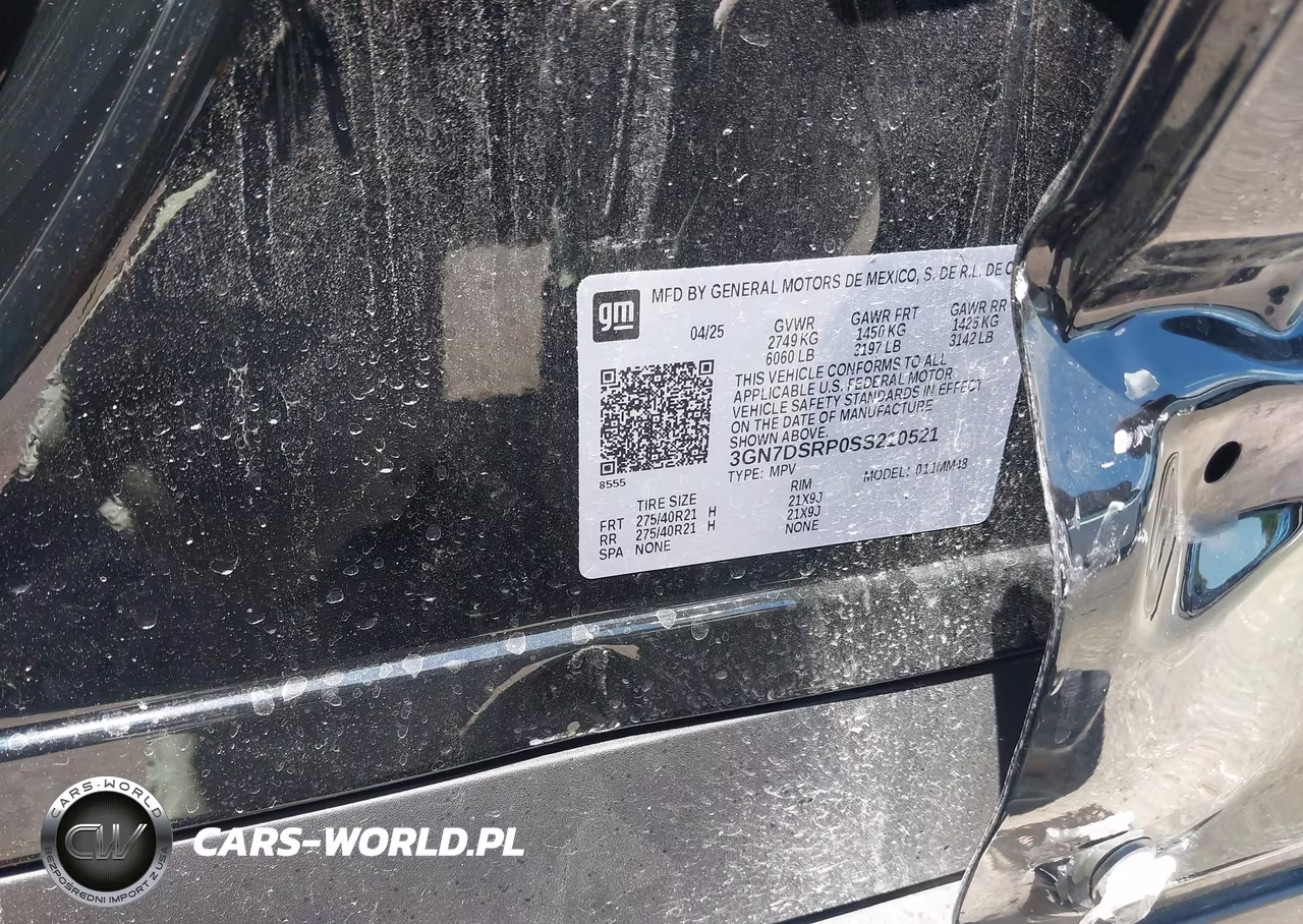 2025 Chevrolet Equinox Ev Rs VIN:3GN7DSRP0SS210521 - 9