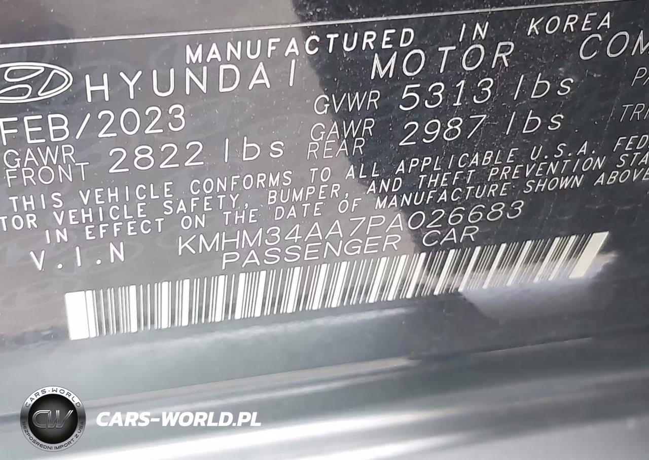 2023 Hyundai Ioniq 6 Sel VIN:KMHM34AA7PA026683 - 9