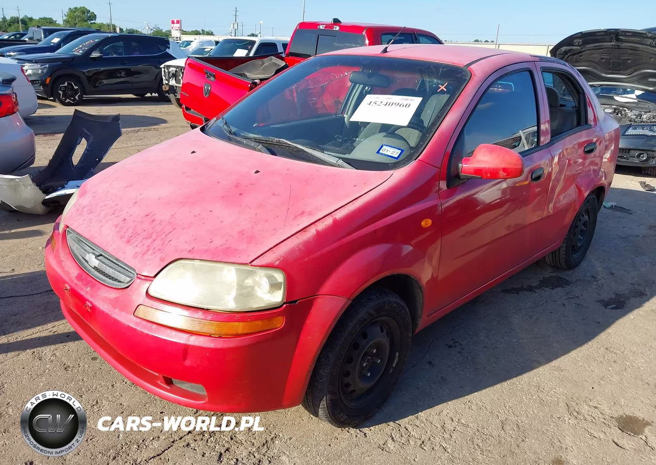 2004 Chevrolet Aveo VIN:KL1TD52694B124284 - 2