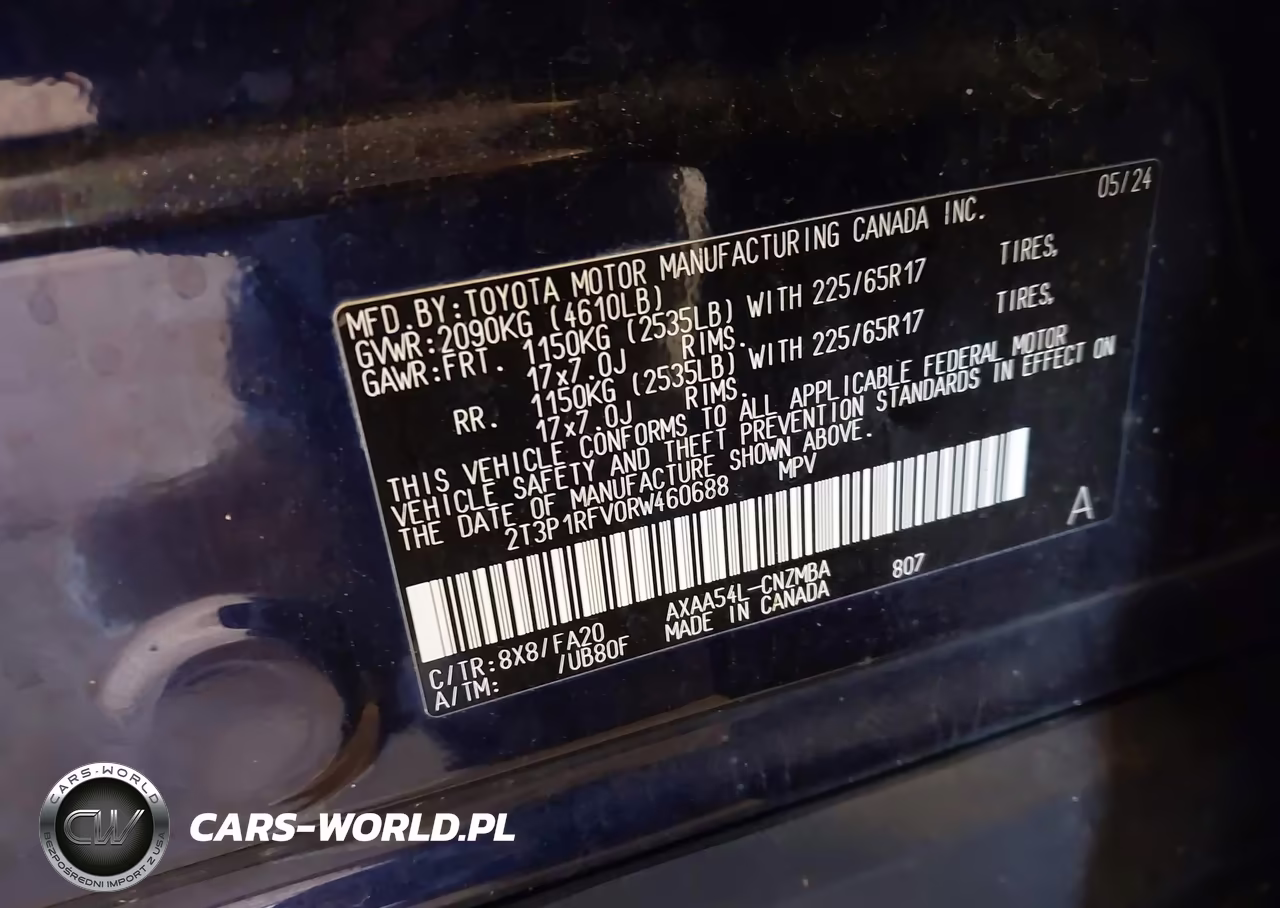 2024 Toyota Rav4 Xle VIN:2T3P1RFV0RW460688 - 9