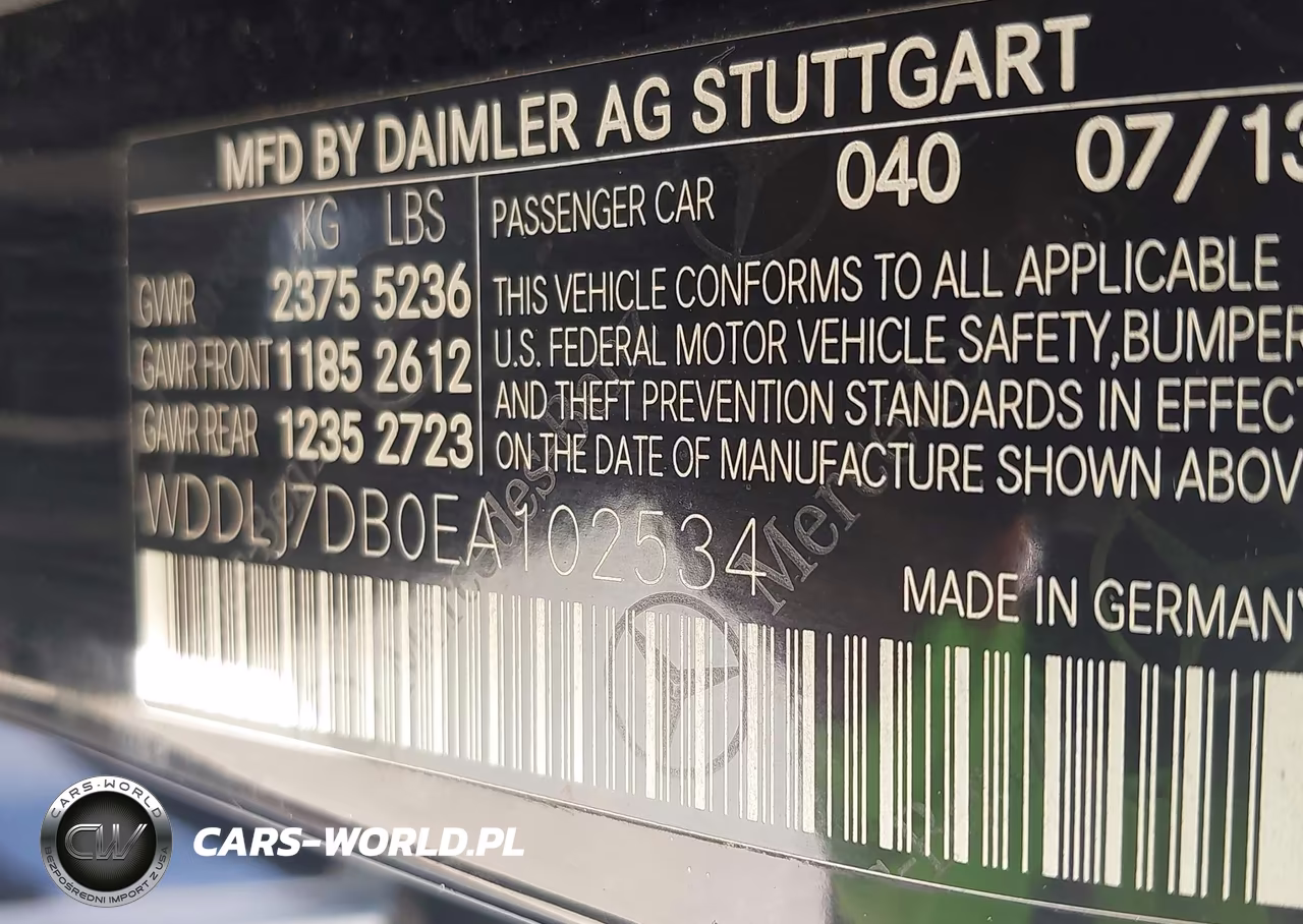 2014 Mercedes-Benz Cls 550 VIN:WDDLJ7DB0EA102534 - 9
