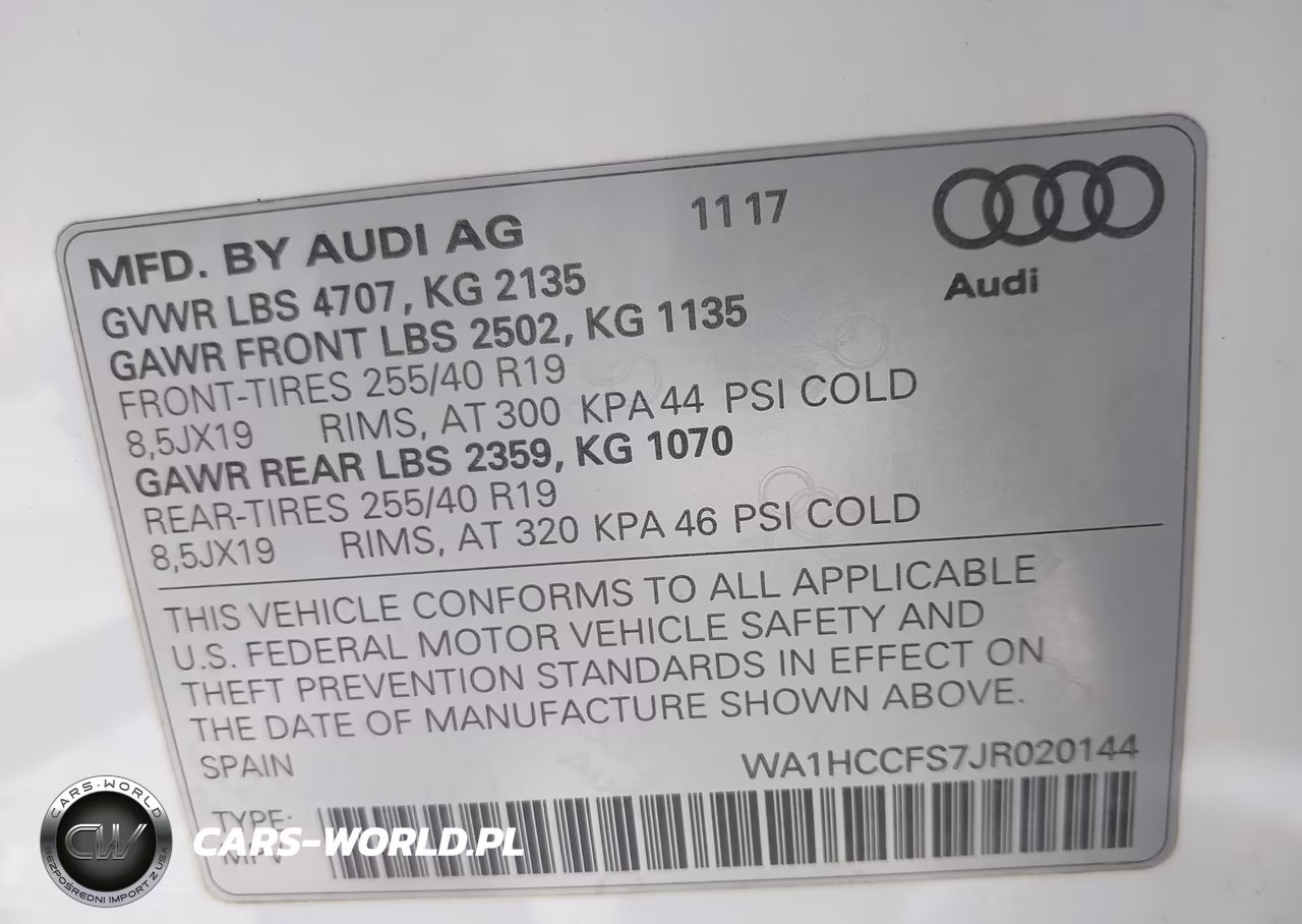 2018 Audi Q3 2.0T Premium-2.0T Sport Premium VIN:WA1HCCFS7JR020144 - 9