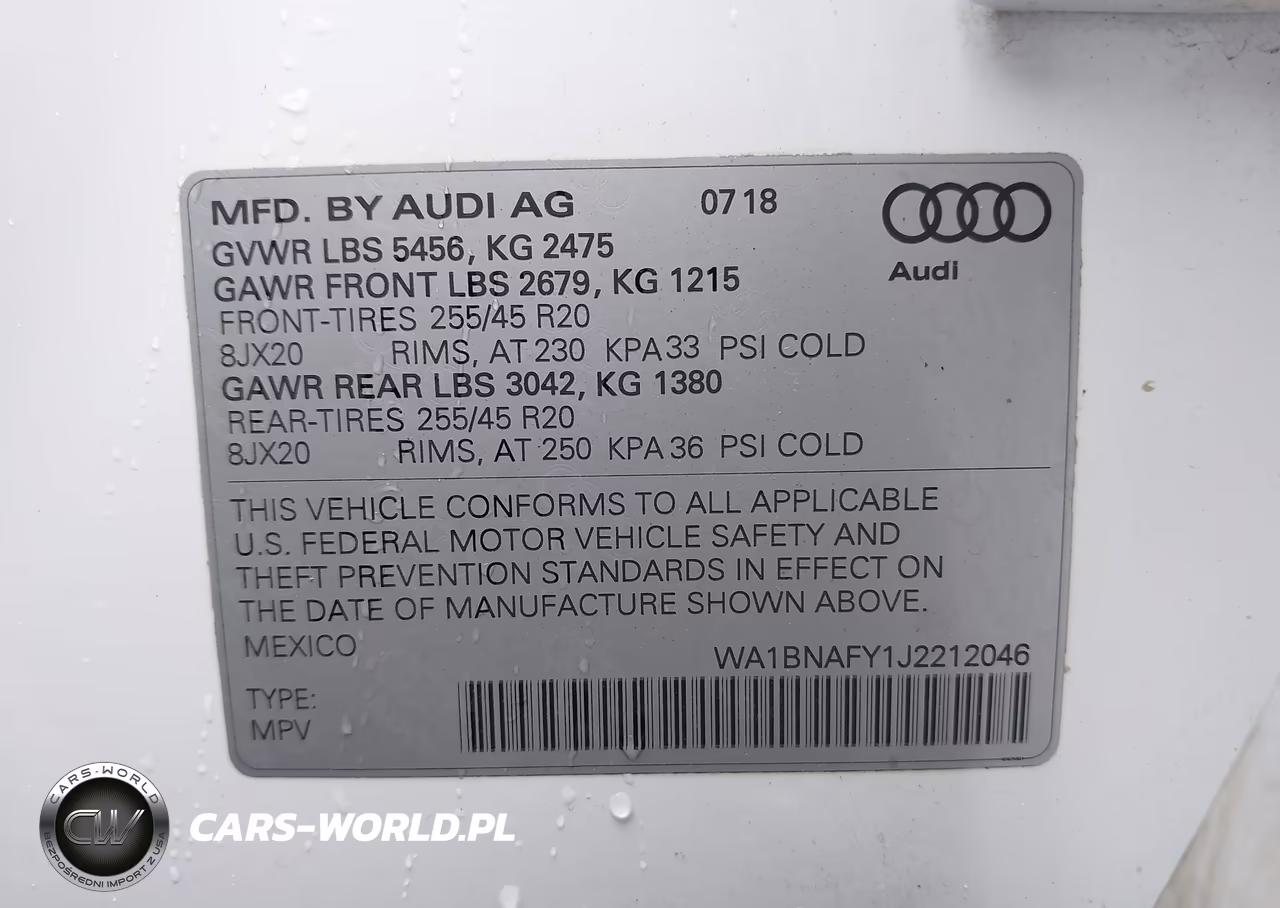 2018 Audi Q5 2.0T Premium-2.0T Tech Premium VIN:WA1BNAFY1J2212046 - 9