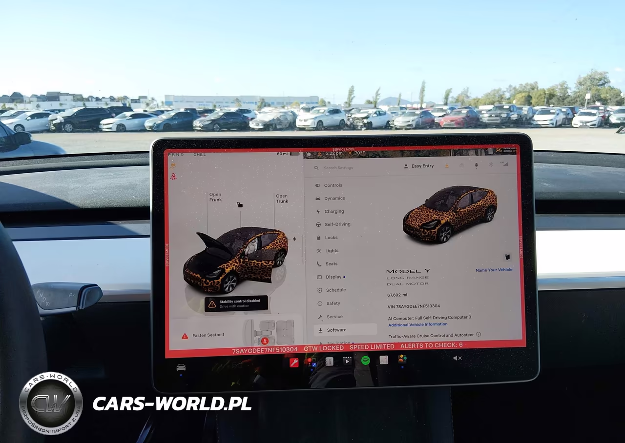 2022 Tesla Model Y Long Range Dual Motor All-Wheel Drive VIN:7SAYGDEE7NF510304 - 19