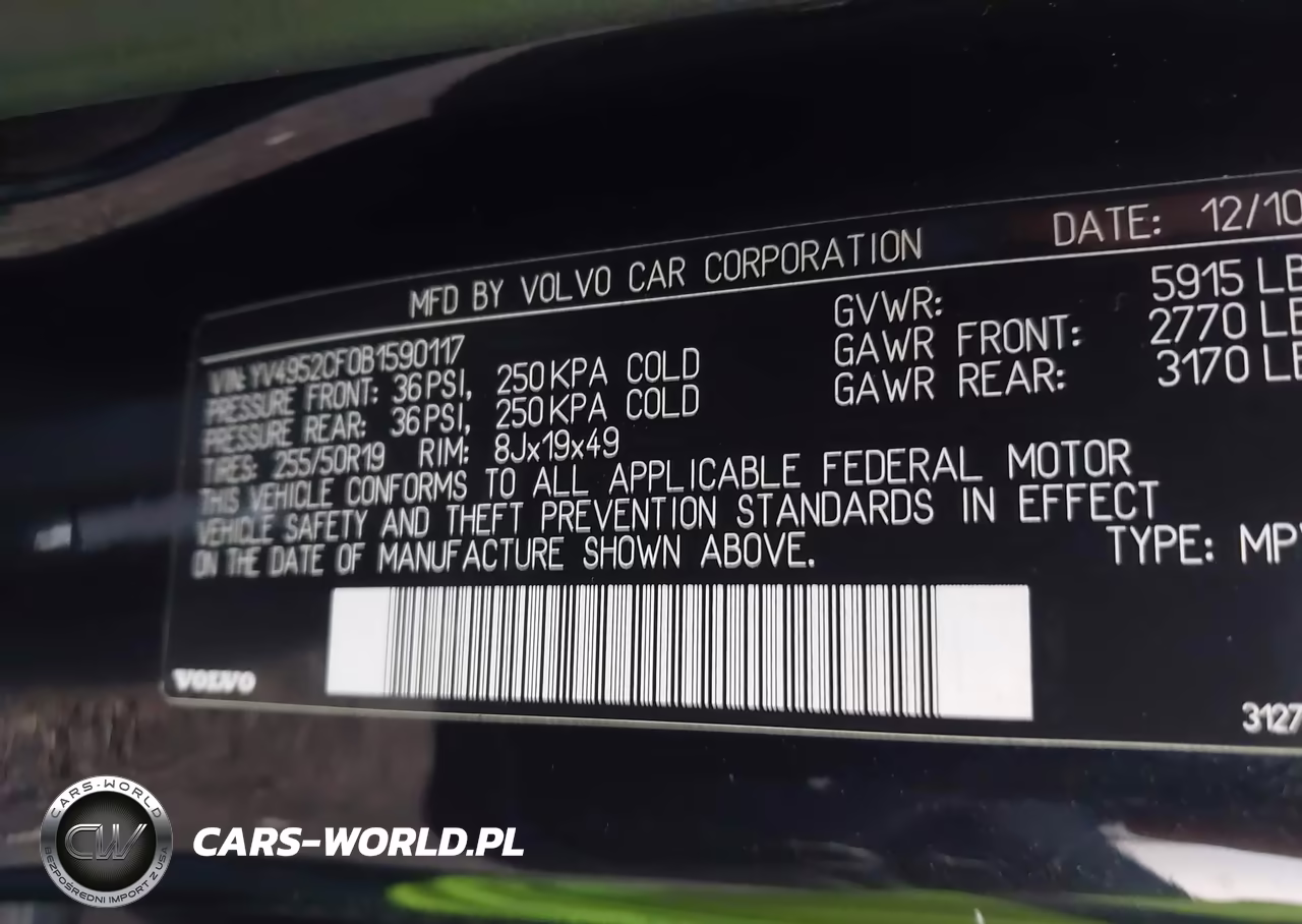2011 Volvo Xc90 3.2 R-Design VIN:YV4952CF0B1590117 - 9