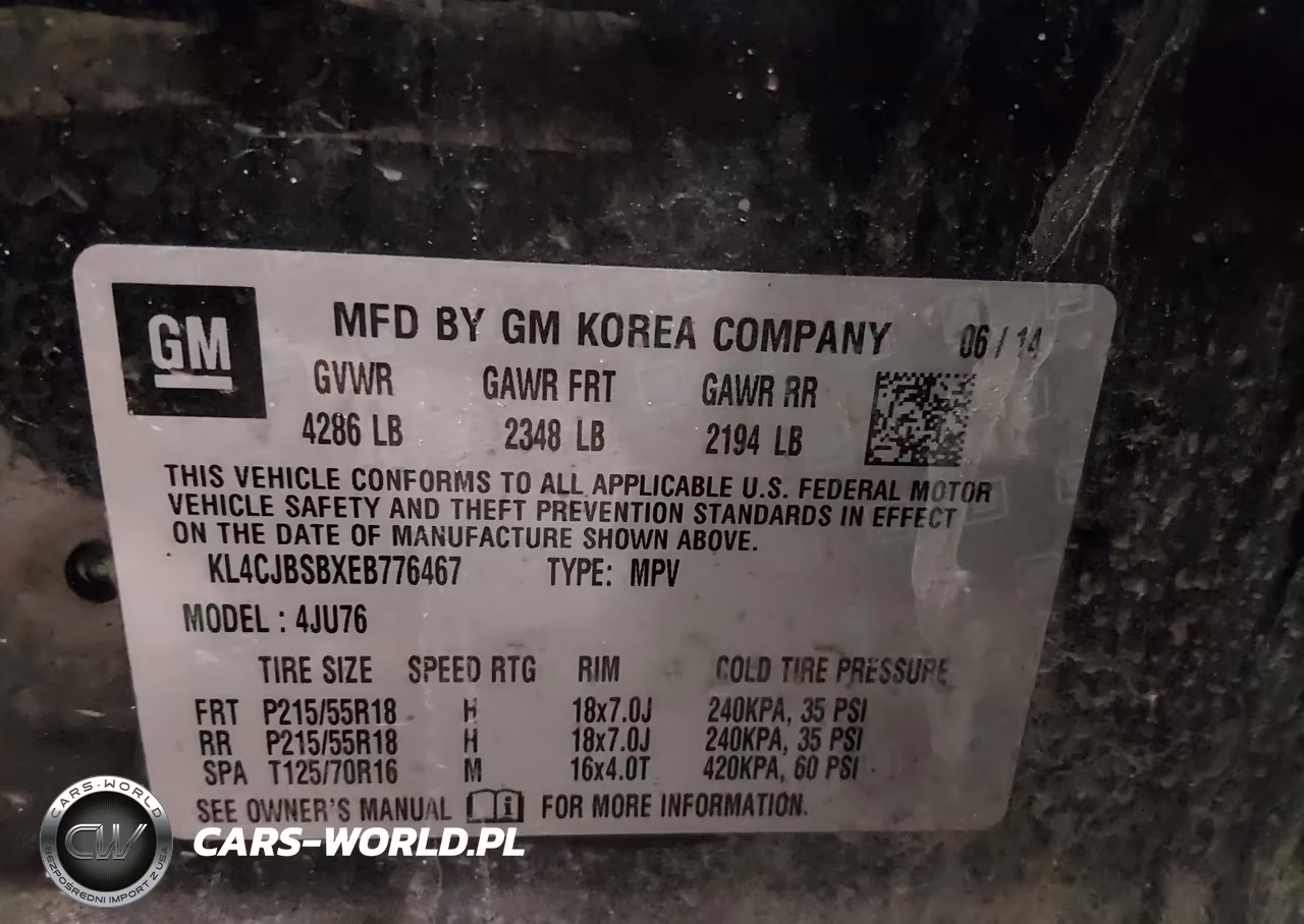 2014 Buick Encore Convenience VIN:KL4CJBSBXEB776467 - 9