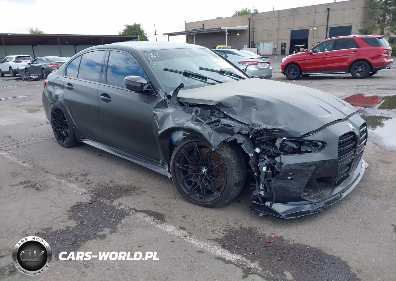 2021 BMW M3 Competition VIN:WBS33AY05MFK83358 - 1