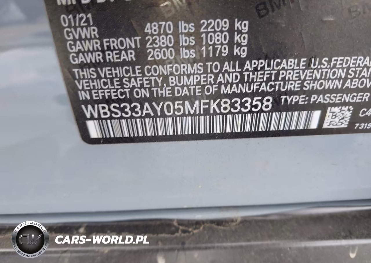 2021 BMW M3 Competition VIN:WBS33AY05MFK83358 - 9