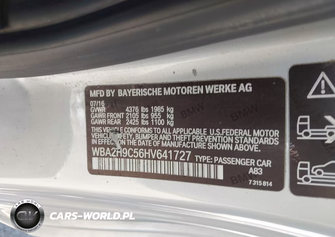 2017 BMW 230I xDrive VIN:WBA2H9C56HV641727 - 9
