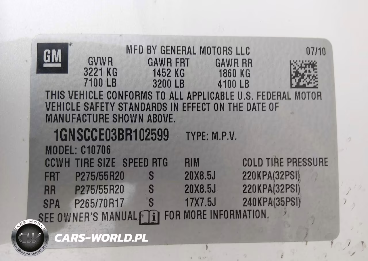 2011 Chevrolet Tahoe Ltz VIN:1GNSCCE03BR102599 - 9