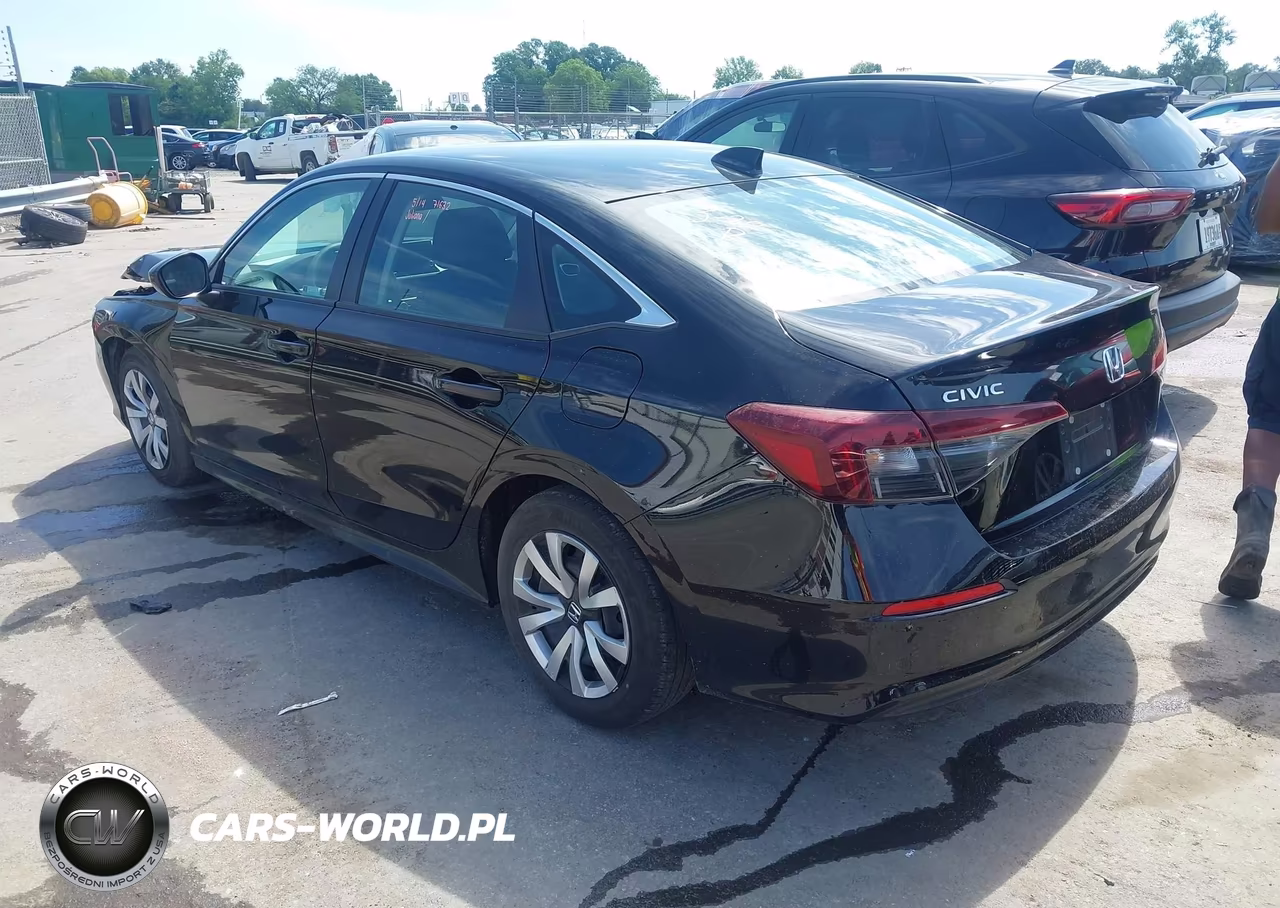 2025 Honda Civic Lx VIN:2HGFE2F21SH604656 - 3